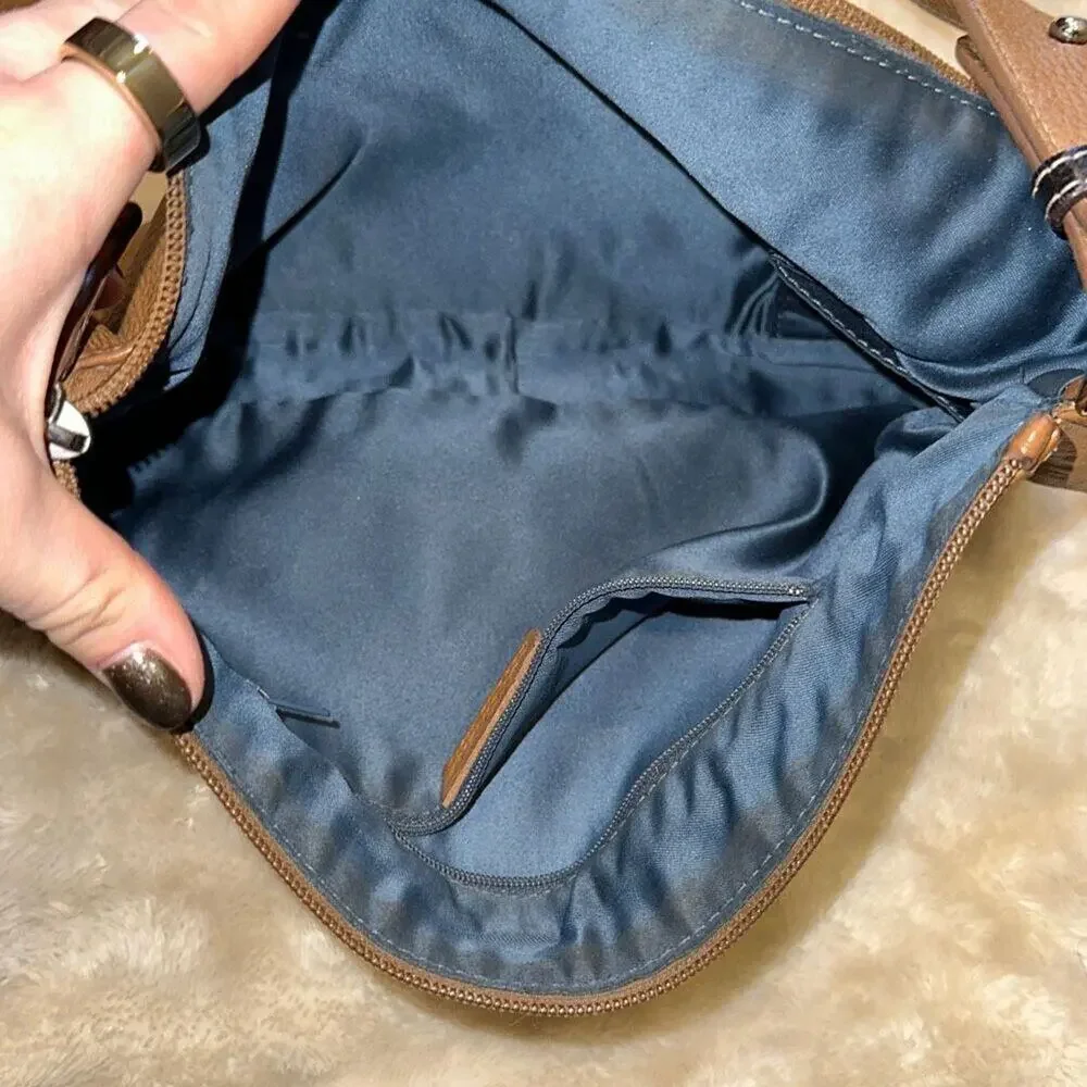 Coccinelle Brown Leather Shoulder Bag | Sz OS